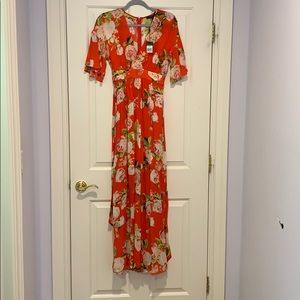 BCBG Floral Maxi Dress